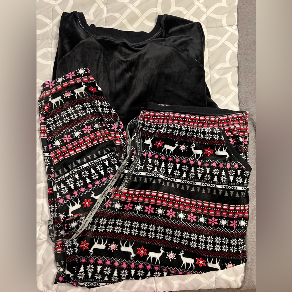 Muk Luks French Terry pajama set, 4X, EUC